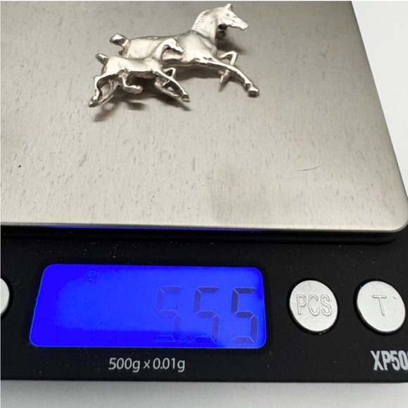 Sterling Silver Horse Brooch - Picture 9 of 11